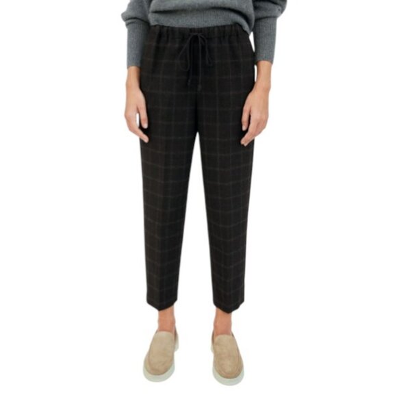 The Group by Babaton black Jimmy mid rise flannel twill trouser pants size M - Picture 1 of 6